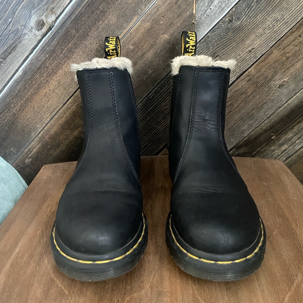 Black Fur-Lined Boots